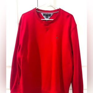 TOMMY HILFIGER RED SWEATER